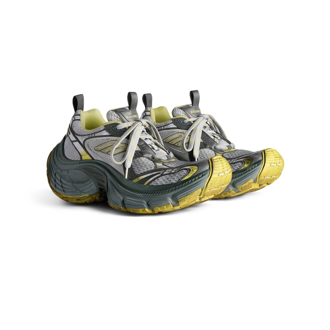 Men’s 10xl Sneaker in Grey/yellow - Image 2